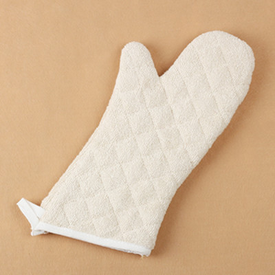 thick terry oven mitt